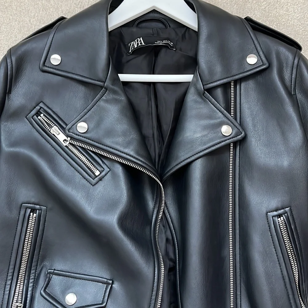 COPY - Zara leather jacket (fake leather) - Picture 3 of 6